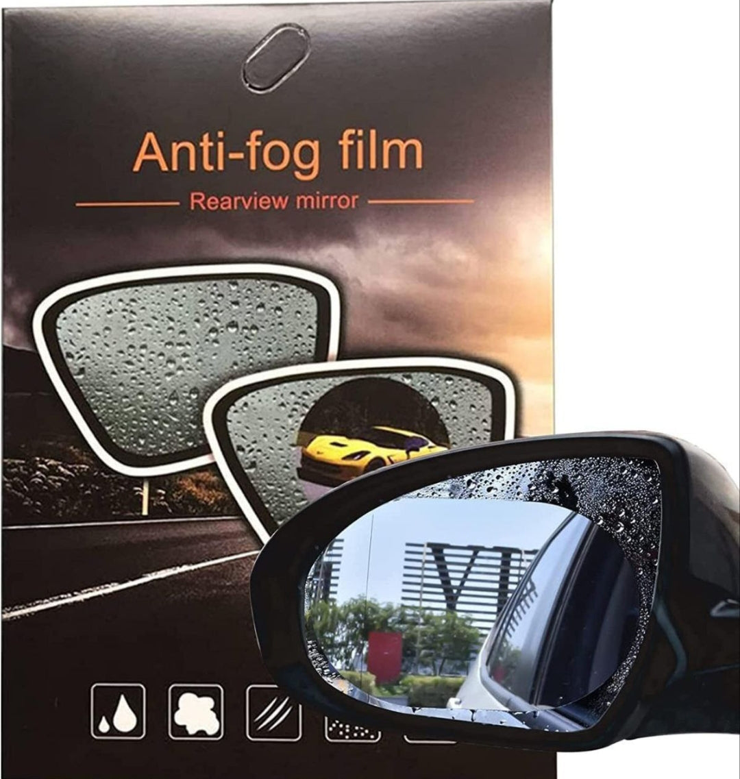 ملصق مراة السيارة المضاد للضباب و المطر