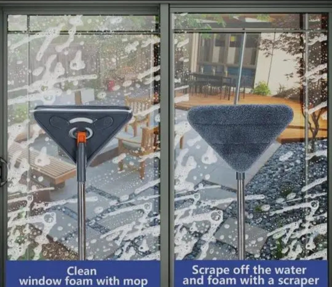 ممسحة تنظيف ذكية متمددة و تدور°360 متعددة الاستعمالات