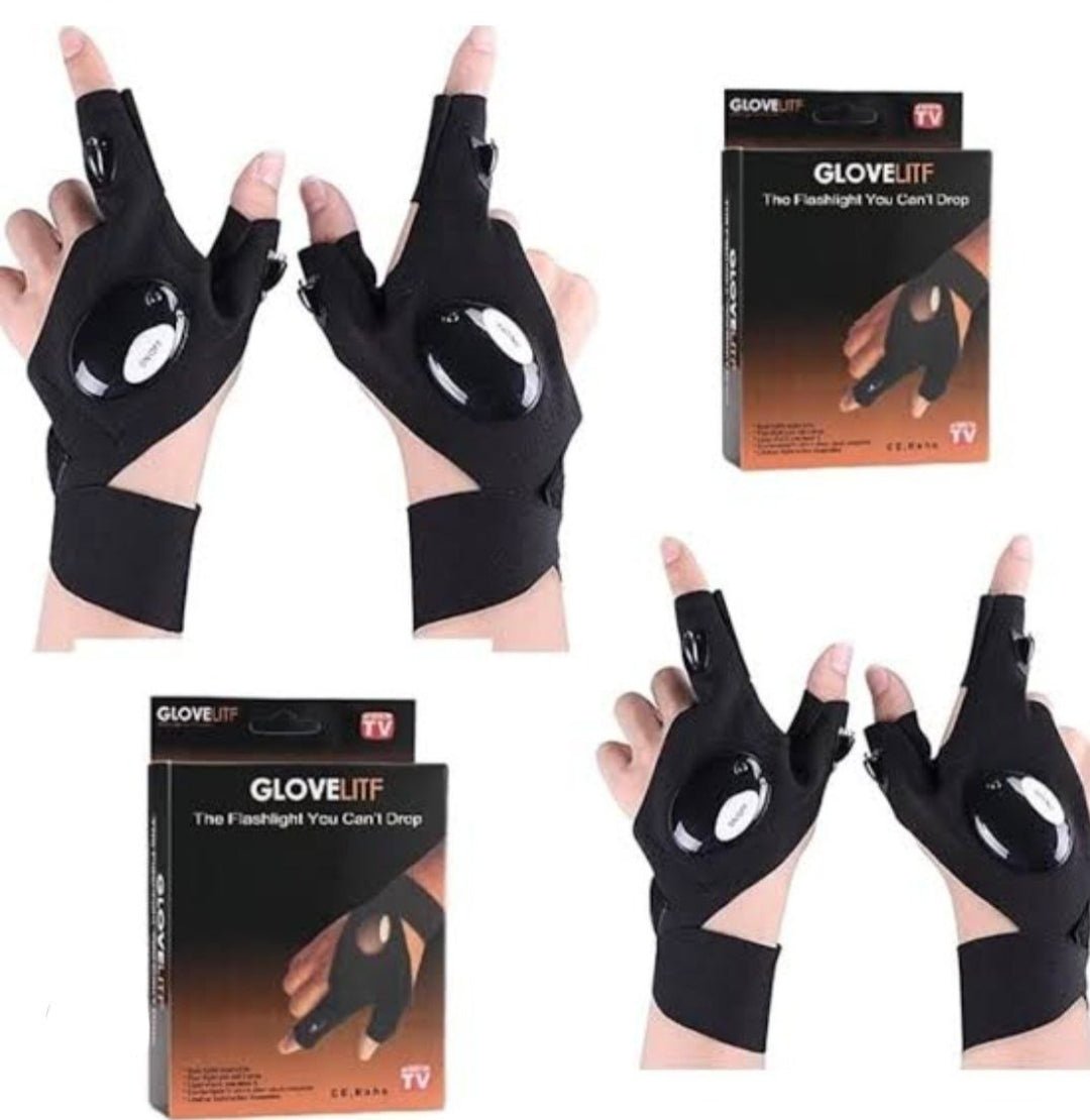 قفازات اضاءة ليلية